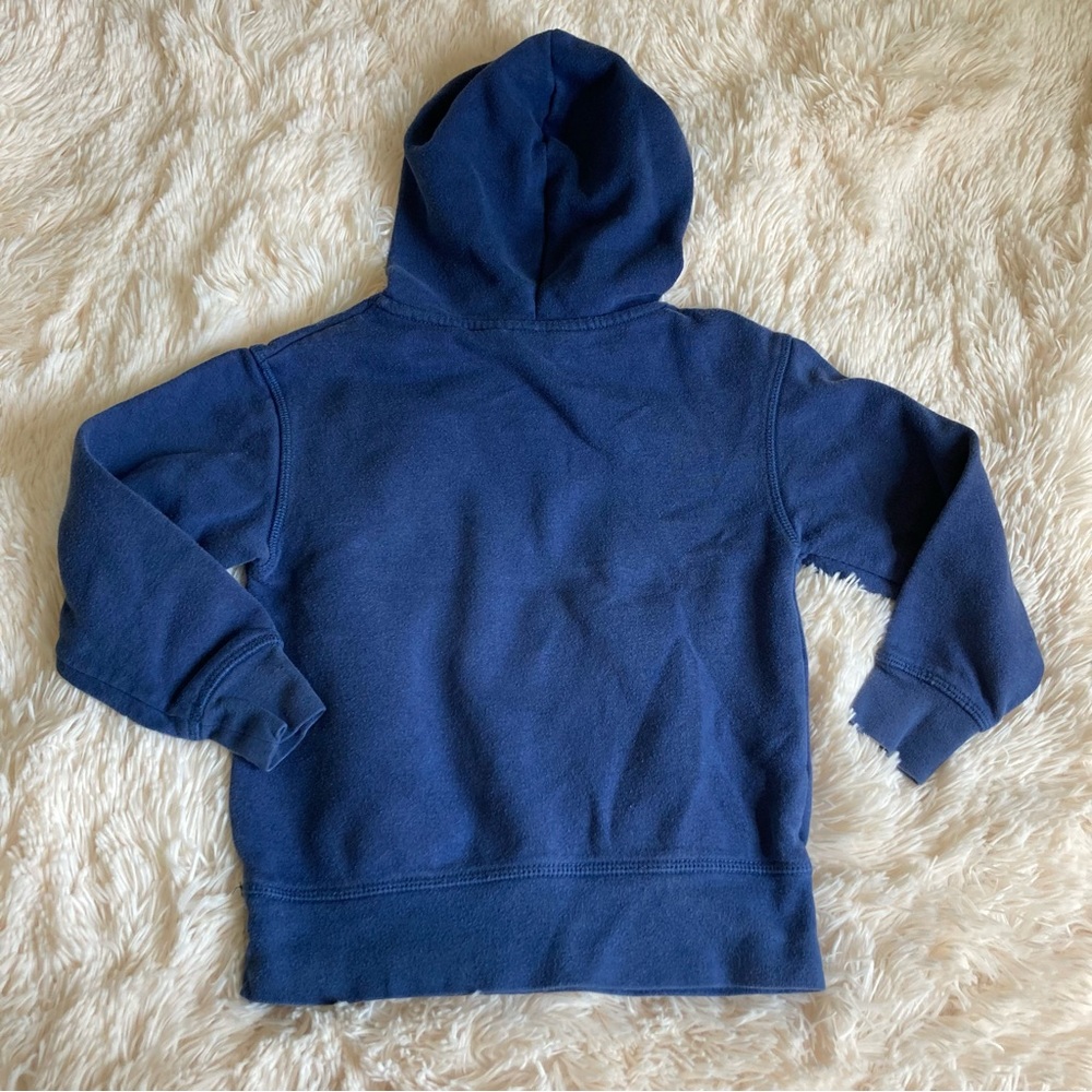 H&M Navy Blue Not at all Board Hoodie 4-6 years - Picture 2 of 4